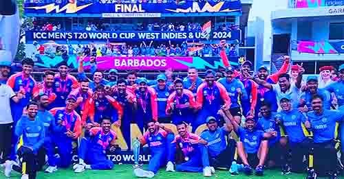 मुख्यमंत्री विष्णुदेव साय ने T20 World Cup जीतने पर भारतीय क्रिकेट टीम और पूरे देशवासियों को बधाई दी