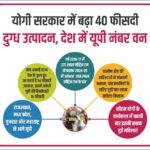 योगी सरकार में बढ़ा 40 फीसदी दुग्ध उत्पादन, देश में यूपी नंबर वन