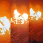 मिर्जापुर में ट्रक के ब्रेक फेल, बोलेरो को मारी टक्कर, 9 लोग जिंदा जलकर मरे