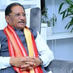 मुख्यमंत्री  विष्णुदेव साय से केंद्रीय कोयला एवं खान राज्य मंत्री  सतीश चंद्र दुबे ने की सौजन्य मुलाकात