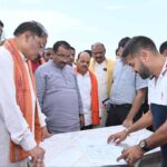 निर्माणाधीन नालंदा परिसर का मुख्यमंत्री  साय ने किया निरीक्षण: गुणवत्तापूर्ण एवं समय-सीमा में कार्य पूर्ण करने के दिए निर्देश