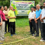 माधव महाविद्यालय की पूर्व छात्रपरिषद ने वाणिज्य अध्ययन शाला में किया वृक्षारोपण