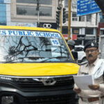 भोपाल में स्कूल बसों पर ट्रैफिक पुलिस की सख्ती, 600 से ज्यादा बसों की जांच में 40 पर कार्रवाई