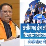 CG में ‘ईज ऑफ डूइंग बिजनेस’ विधेयक लागू, उद्योग और निवेश को मिलेगी नई रफ्तार