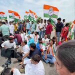 दिल्ली की गिरफ्तारियों के विरोध में पंजाब कांग्रेस का प्रदर्शन, सड़कों पर उतरे कार्यकर्ता