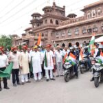 जोधपुर में ई-बाइक तिरंगा रैली, जोगाराम पटेल ने दिखाई हरी झंडी