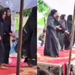 गोंडा में बुर्का पहनाकर छात्राओं से डांस कराने पर बवाल, स्कूल प्रबंधक बोले- करोड़ों बार माफी मांगने को तैयार