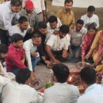 सद्बुद्धि यज्ञ कर कृषि विस्तार अधिकारियों ने फूंका विरोध का बिगुल, eHRMS के खिलाफ अनोखा प्रदर्शन