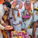 ओंकारेश्वर पहुंचे CM मोहन यादव, सपत्नीक किए ज्योतिर्लिंग दर्शन; 2200 करोड़ के पंचायतन मंदिर का शिलान्यास