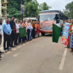 रायपुर : जशपुर से 204 श्रद्धालु प्रभु रामलला दर्शन के लिए अयोध्या रवाना