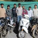 7 जुआरियों पर पुलिस की कार्रवाई, ₹2.01 लाख की सामग्री और 6 दोपहिया वाहन जब्त