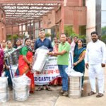 अनुसूचित जाति उपयोजना के तहत किसानों को स्टोरेज बिन वितरित
