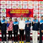 राष्ट्रीय ताइक्वांडो चैंपियनशिप में मध्यप्रदेश अकादमी का शानदार प्रदर्शन