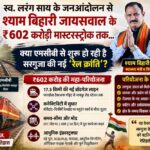 602 करोड़ की नई रेल परियोजना से सरगुजा में विकास की नई उम्मीद, स्वास्थ्य मंत्री की भूमिका चर्चा में