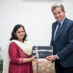 चिकित्सा एवं स्वास्थ्य विभाग की प्रमुख शासन सचिव गायत्री राठौड़ से मिले यूनिसेफ़ के उप प्रतिनिधि जेस्पर मोलर