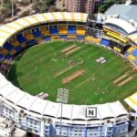 भारत-वेस्टइंडीज T20 के लिए होलकर स्टेडियम तैयार, मैदान पर दिखेगा चेक्स पैटर्न