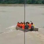 जबलपुर के गौरीघाट में होमगार्ड्स की मोटरबोट डूबी, इंजन खराब होने से नाव में भरा पानी