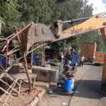करनाल में NH-44 पर NHAI का अतिक्रमण विरोधी अभियान, हटाए अवैध कब्जे