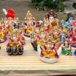 आस्था के साथ पर्यावरण संरक्षण का संदेश दे रही बंदियों की गणेश प्रतिमाएं