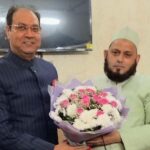अल्पसंख्यक समाज के विकास को लेकर मौलाना खालिद राशिद फरंगी महली से मिले आयोग अध्यक्ष