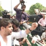 पंजाब कांग्रेस प्रदर्शन पर वॉटर कैनन, राजा वड़िंग हिरासत में