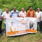 सेवा संकल्प अभियान के तहत अरपा उद्गम स्थल पर नदी घाट स्वच्छता और जल संरक्षण का संदेश