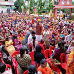 नरेला रक्षाबंधन महोत्सव का दूसरा दिन: 36 हज़ार 854 बहनों ने मंत्री  सारंग को बांधी राखी
