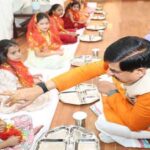 मुख्यमंत्री डॉ. यादव ने मुख्यमंत्री निवास में किया कन्या पूजन