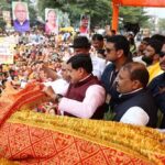 इंदौर में विशाल चुनरी यात्रा में शामिल हुए मुख्यमंत्री डॉ. यादव