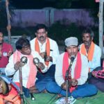 माता की भक्ति में रमे उप मुख्यमंत्री  विजय शर्मा, हाथों में मंजीरा लेकर ग्रामीणों के साथ गाए जसगीत